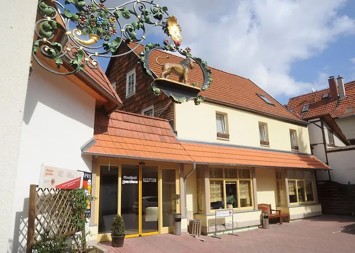 מלון Brauhaus Zum Loewen Mühlhausen