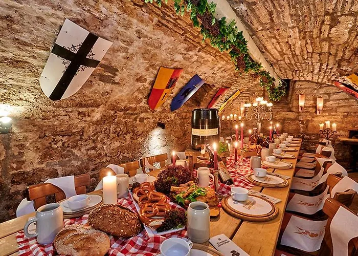 מלון Brauhaus Zum Loewen Mühlhausen